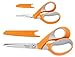 Fiskars Crafts 8165 RazorEdge Softgrip Fabric Shears Set, 5-Inch and 8-Inch