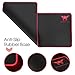 Combaterwing G2 Extended Large Gaming Mouse Pad, Anti-Slip Rubber Base, Durable Stitched Edges, Premium Textured Mat Perfect for Gaming Sensors, Computer Laptop Keyboard Desktop, 30x12x1.5 inches
