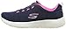 Skechers Sport Women's Burst Equinox Fashion Sneaker, Navy/Hot Pink, 8 M US