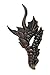 Veronese Design Dragon Head Wall Mask Medieval Decor Bronze Finish