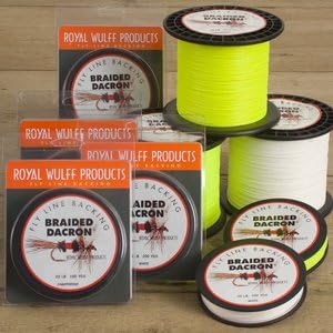 Royal Wulff Braided Dacron Fly Line Backing (Chartreuse 30 lb 200 yards)