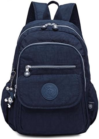 Fashion School Camping Daypack Travel Backpacks Lightweight Bag for Student Girls Womens and Men Laptop Backpack (Navy Blue)