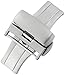 Hadley-Roma 20mm Stainless Steel Push Button Deployant Clasp