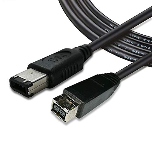 FireWire 800 to 400 9 to 6 pin Cable (9pin 6pin), IEEE 1394 Firewire 800 9-pin/6-pin Cable 9 pin to 6 pin (2.3FT) - Thumbnail 5