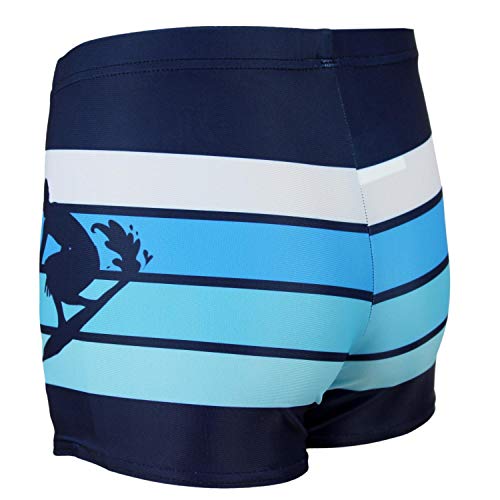 Aquarti Jungen Badehose Gestreift mit Motiven – Bild 3