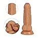 Ultra Realistic 6.5 Inch Dildo for Beginners with Strong Suction Cup,LUV-SPOT Men's Flexible Cock with Balls Lifelike Penis Anal Sex Toys Orgasm for Women Masturbation