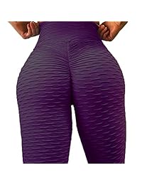 Mallas de yoga para dama, cintura alta, control de barriga, elástico, deportivo, capris, pantalones medios, panal de miel