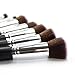 Dermatique Silver Makeup Brush Set, Beauty Blending, Face Powder, Blush Brushes Perfect for Use as Bronzer Brush, Concealer Brush, Contour Brush, Cosmetic Brush, Foundation Brush,etc.(10pcs, Silver)