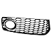 Honeycomb Hex Mesh Front Fog Light Grilles 1 Pair Fit For 2008-2012 Audi A5 S-Line S5 B8 RS5