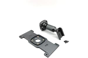 MoreChioce Rear View Mirror Back Plate Panel, ABS Car Rearview Mirror Bracket Mirror Dash Cam Mount Arm with Screw Set for Car DVR Instead of Strap