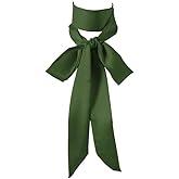Long Thin Skinny Scarf Satin Neckerchief Ribbon Tie Waist Belt for Women