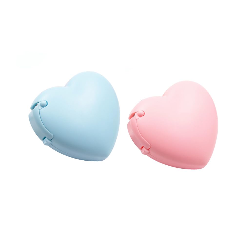 ARFUKA Heart-Shaped Tape Dispenser & Cutter - Portable Mini Box Case for Home, School, Office, Arts & Crafts
