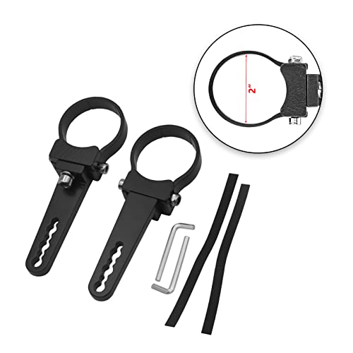 2 Inch Universal Side Roll Cage Bull Bar Tube Clamps LED Light Mount