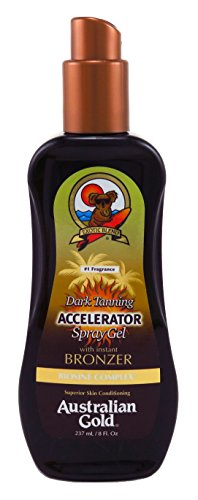 Australian Gold Accelerator Spray Gel With Bronzer 8 Ounce (237ml) (2 Pack)