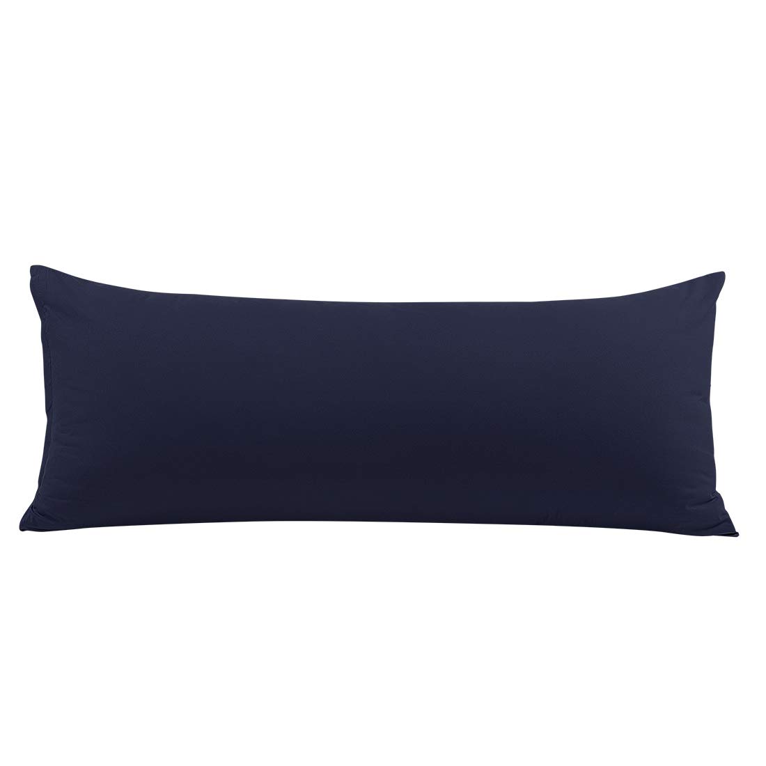 PiccoCasa Body Pillow Pillowcase with Zipper Closure, 1800 Series Brushed Microfiber Body Pillow Cover, Soft Long Pillow Cases for Body Pillows Navy Blue 50 x 180cm/ 6ft.