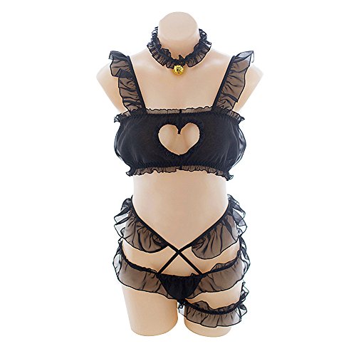 Thigh Nightgown / Strap Length Dual WMNS Edges - Ruffled zozo