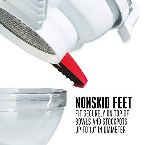 Weston Electric Food Mill with 3 Stainless Steel Discs 1.75 Quart