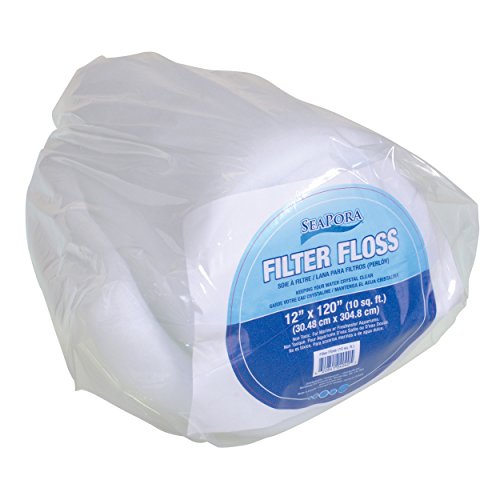 Seapora 4040 Filter Floss Aquarium Filter Pad, 10 sq. ft./12