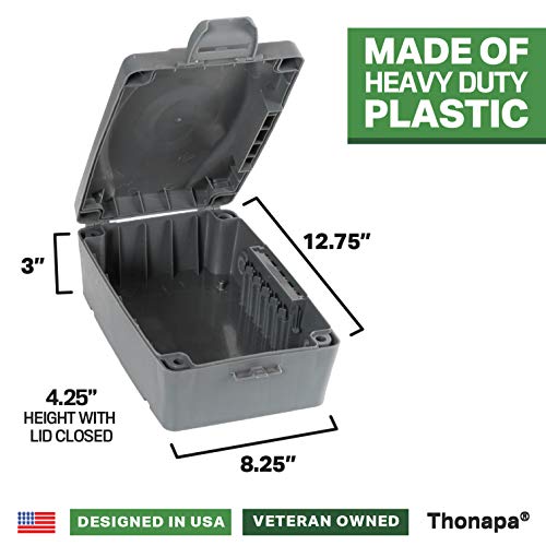 Waterproof Extension Cord Connection Box Gray Weatherproof Outdoor