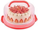 NVAZIOP 10 Inch Cake Carrier Stand Round Holder