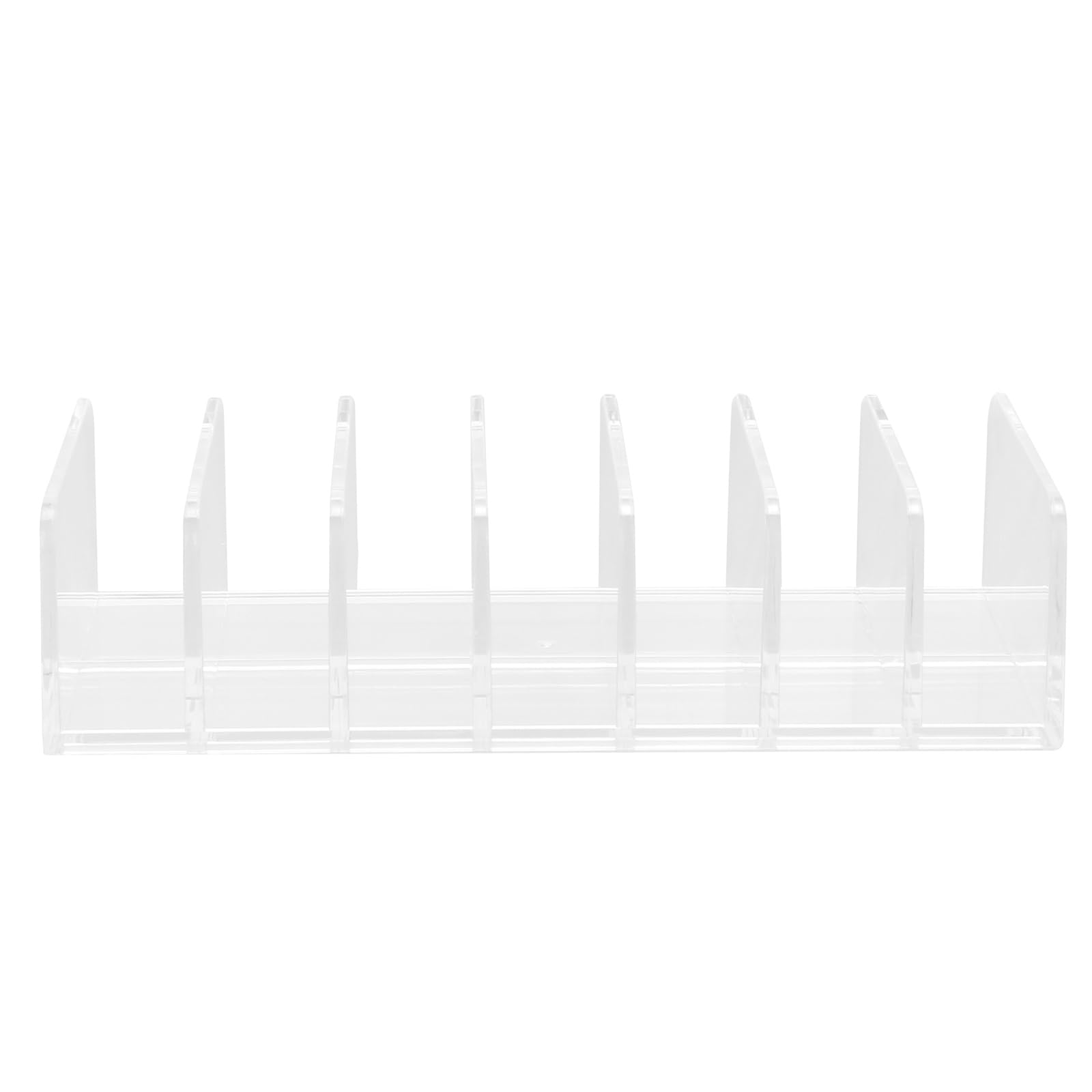 LALAFINA Eyeshadow Palette Makeup Organiser Acrylic 7 Slots Makeup Organiser Cosmetic Storage for Nail Polish Storage and Eyeshadow Palettes