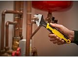 Stanley Adjustable Wrench 30 x 200 mm Protective Finish Bi-Material Handle view 11