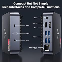 KAMRUI AMD Ryzen 7 3750H Mini PC, Windows 11 Pro