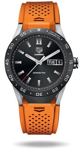TAG Heuer CONNECTED Luxury Smart Watch (Compatible With Android/iPhone)  (Orange) on Galleon Philippines