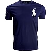 POLO RALPH LAUREN Big Pony Crew Neck T-Shirt Summer 2021 (Navy, XX-Large)