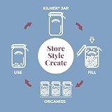 Kilner Square Clip Top Jar 250ml Airtight Glass Jar for Spices Herbs Nuts view 10