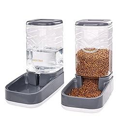 NKECOBJI Automatic Pets Feeder and Water Dispenser