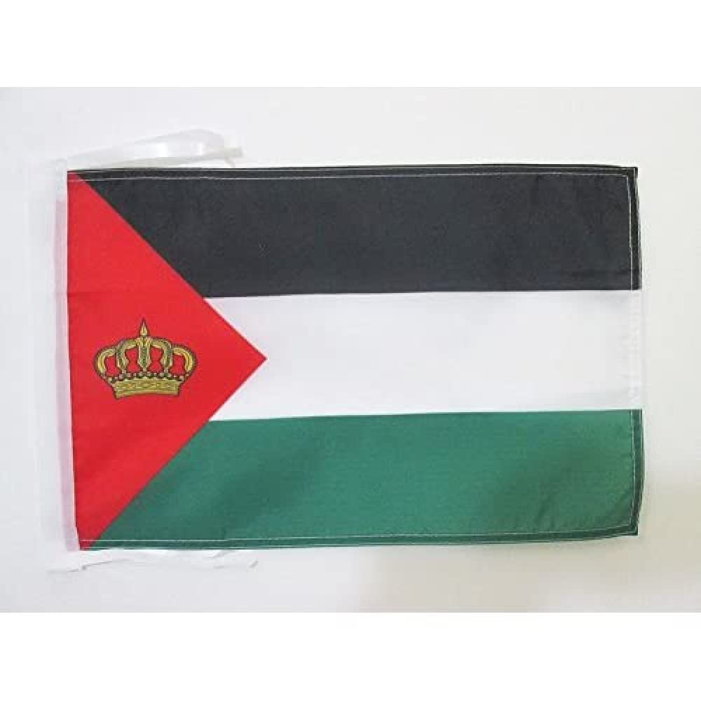 AZ FLAG - Royal Standard of Irak 1930-1958 Flag - 18'' x 12'' - 100% Polyester Iraqi Kingdom Small Banner with Two Cords - Fade Resistant - Vivid Colors - 18x12 in - 45x30 Cm — image 1