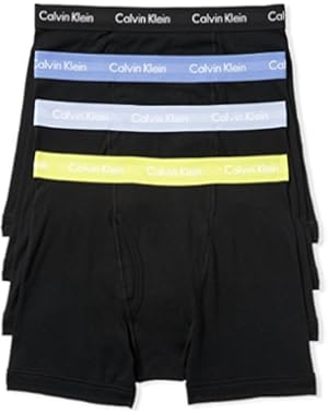 Calvin Klein Men's Underwear 4 Pack Cotton Classics Boxer Briefs