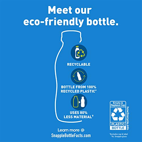 SNAPPLE, LEMON TEA, RECYCLED BOTTLE, 16 FL OZ, 12 COUNT