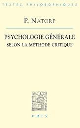 Psychologie générale selon la méthode critique