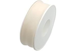 Hobby Trendy 100% Cotton Bias Binding Tape (Single Fold) 20mm-13/16inch (5meters- 5.46yards) for Sewing, Seaming, Binding, Hemming, Piping, Quilting (34 Light Beige)