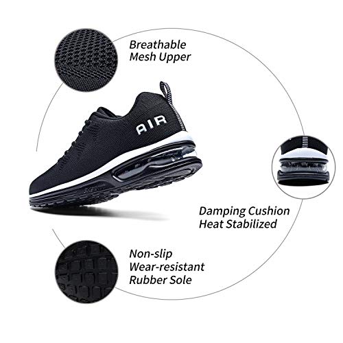 RomenSi Men's Air Cushion Sport Running Shoes Casual Athletic Tennis