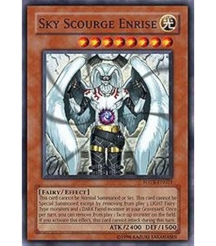 Yu-Gi-Oh! Carta Sky Scourge Invicil - FOTB-EN023 - 1st Edition - Force Of The Breaker