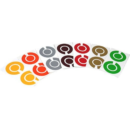 Lawn Bowls Identification Marker Stickers Pack of 4 Labels