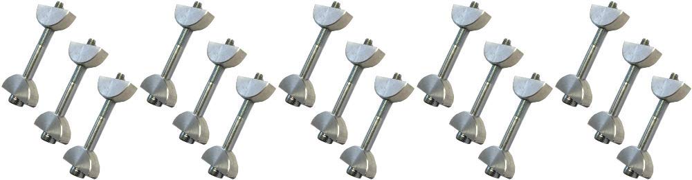 Unika Slimline Toggle Bolt for Compact Laminate Kitchen Worktop Connecting Bolts - 15 Pack