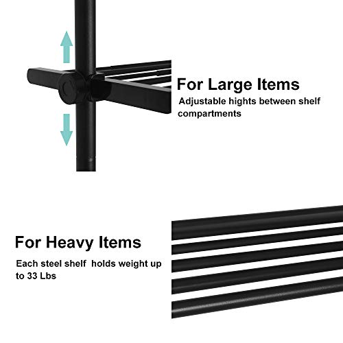 DYN Ptah Over The Toilet Storage 4Tier Adjustable Over Toilet