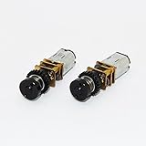 2pcs N20 DC3V-6V 30-60rpm 1 : 297 Micro