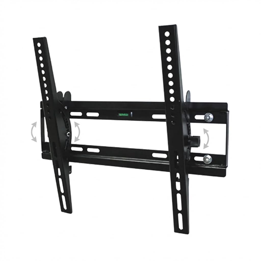 Benross TV Wall Bracket for 23-55 Inch TVs, Tilting TV Wall Mount, Max 45kg Load, 15° Tilt Angle, VESA 400x400, Steel Wall Bracket for Living Room, Bedroom & Office