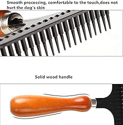 Grooming Tools Ergonomic Undercoat Pets Rake , Dog
