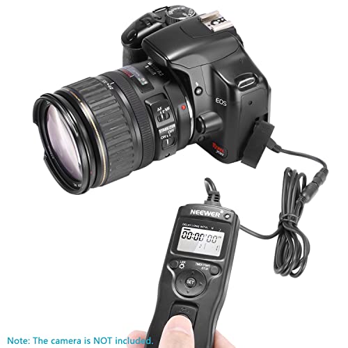 Neewer Shutter Release Timer Remote Control Cord Compatible with Canon