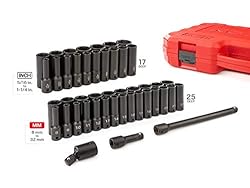 TEKTON 1/2 Inch Drive Deep 6-Point Impact Socket