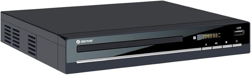 Denver DVH-7787 Compact DVD Player Multi Region Full HD 1080p HDMI USB UK