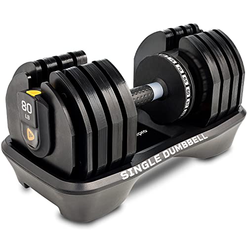 Lifepro Adjustable Dumbbell (5-80 lbs) With An Easy Dumbbell Set