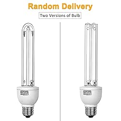 COOSPIDER UV 25 Watts UVC Light Bulb with Ozone, UV