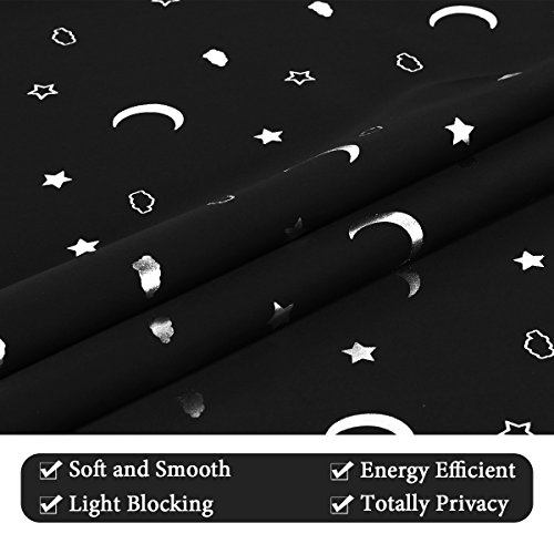 H.VERSAILTEX 100 Blackout Curtains Thermal Insulated Room Darkening